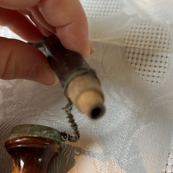 Antique hand carved smoking pipe - Picture 6 of 13